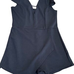 Vintage‎ Charlotte Russe Black Jumper Women’s XL Made in USA Y2K Romper